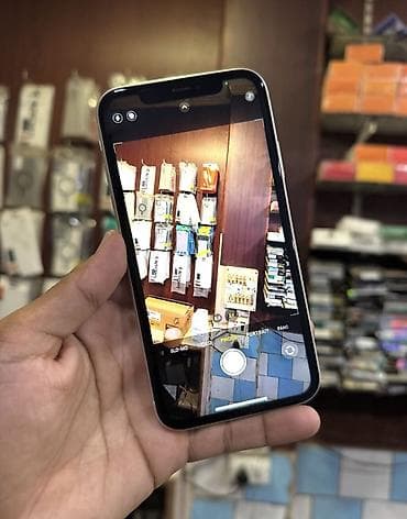 sade telefon: IPhone 11, 128 GB, Ağ, Zəmanət, Simsiz şarj, Face ID — 3