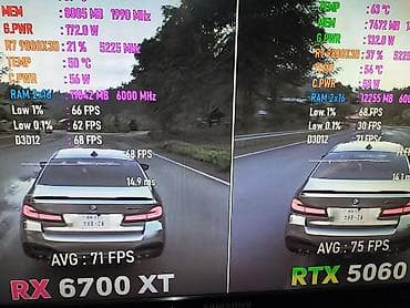 монитор бу: Rx 6700 xt 12vram 4060 5050 3060ti 2080 dan guclu 1080pde 2k ise — 6