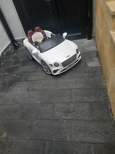 elekt: Uşaq elektrik avtomobili – kabriolet tipli, ağ rəngli, idman — 2