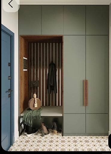 dolap dolabı: Düz dolab, Yataq otağı üçün, Qarderob, Açılan, Quraşdırıla bilən, 6 qapı — 9