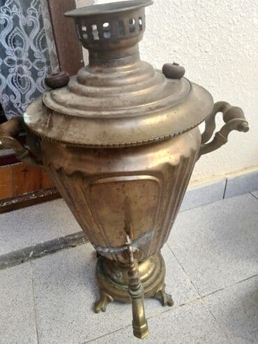 купить пианино бу: Məhsul: Antik pirinç samovar Təsvir: - Klassik, köhnə rus tipli — 3