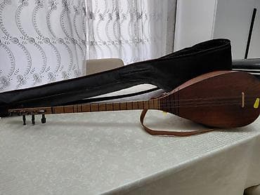 tar aleti: Elektrikləşdirilmiş saz (elektro-saz) – yumurta formalı korpus, uzun — 1