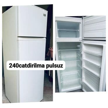 dondurucu kamera: İki qapılı soyuducu - Üst hissədə dondurucu bölmə, rəfli - Aşağı — 1