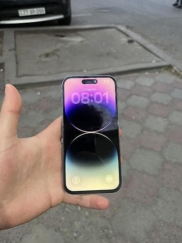 yigilma iphone: IPhone 14 Pro, 128 GB, Deep Purple — 1