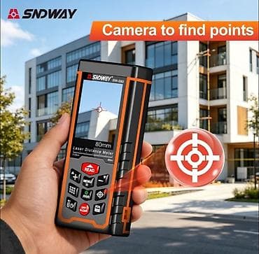 Ölçmə cihazları: Yeni Lazer məsafə ölçən, Rəngli displey, Tripod girişli, USB girişli, Ünvandan götürmə, Pulsuz çatdırılma, Ödənişli çatdırılma, Kredit yoxdur — 4