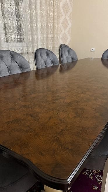 ofis stol: Qonaq masası, İşlənmiş, Açılmayan, Dördbucaq masa — 3