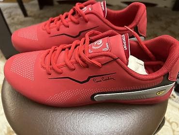 piere cardin: Pierre Cardin kişi idman ayaqqabısı - Rəng: parlaq qırmızı, qara və — 2