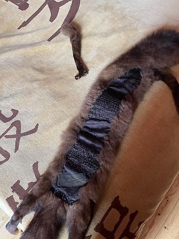 g shock casio: Təbii xəz aksesuar – tülkü dərisindən hazırlanmış çiyin/fur stola - — 3