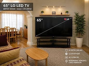 blu ray disk: 📺 LG 65” Smart TV — SATILIR 🔹 Brend: LG 🔹 Tip: Smart TV 🔹 Ekran — 2