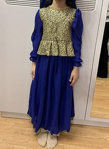 Milli kostyum, Qız üçün, 6 - 7 yaş, İşlənmiş