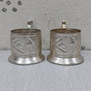 Stəkan altlığı podstakannik sovet istehsalı, yaxşı vəziyyətdədir