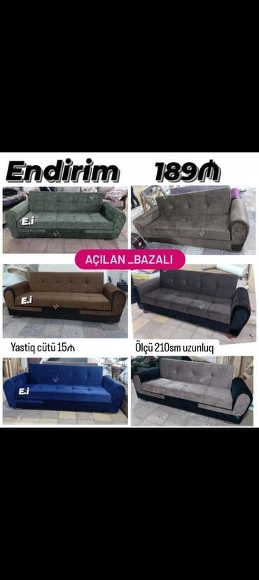 acılıb bağlanan stol: Divan, Yeni, Açılan, Bazalı, Rayonlara çatdırılma — 4