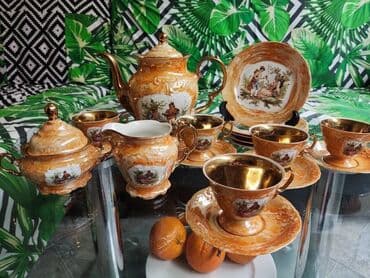 самовывоз строительного мусора: Кофейный набор, цвет - Оранжевый — 2