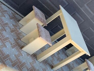 yazı masa: Yeni, 4 stul — 13