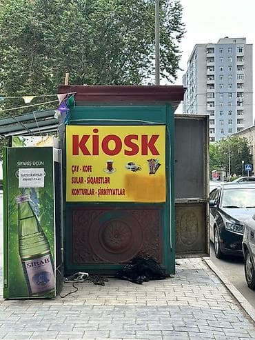 Kiosk reklami. Ölçüsü: 1.70-1.50 İsiqlidi. Gecə görünüşü superdir 2