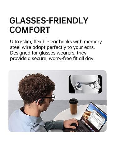 redmi airdots 2: Yeni Simsiz (Bluetooth) Qulaqcıqlar, Baseus, rəng - Ağ — 5