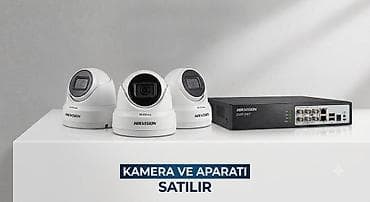 Elektronika: Hikvision markalı 3 ədəd kamera və 1 ədəd qeydiyyat cihazı (aparat) — 1