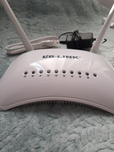 Modemlər və şəbəkə avadanlıqları: Lb-Link Modem Router 300MGPS. 1 ay istifadə olunub yeni kimidir 45 — 2