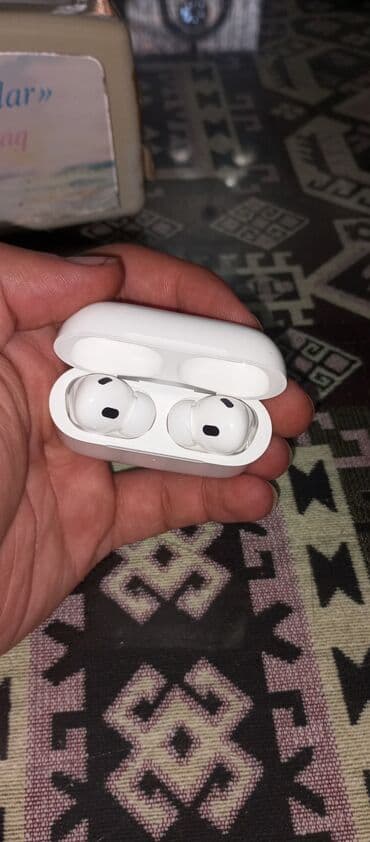 алиса купить в баку: AirPods PRO + Case(Qutusu) (İKİNCİ ƏL) " 1 həftə alınıb " Adabdur ✅(öz — 4