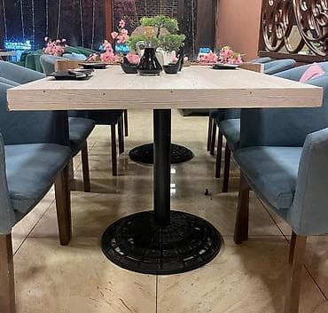 Restoran, kafe avadanlığı: Qabaq stolları 1 ədədi 60 azn — 3