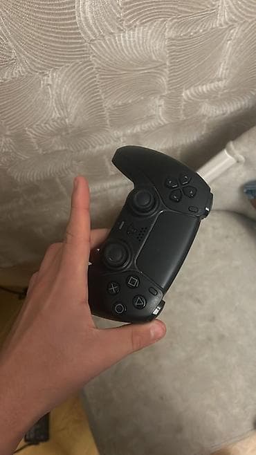 Sony PlayStation5 Dualsense orijinal oyun pultu – tam qara rəng