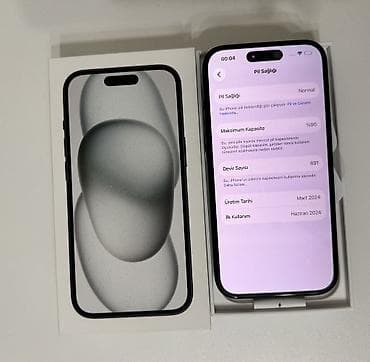 iphone x yeni: IPhone 15, 128 GB, Qara, Face ID — 2