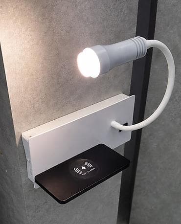 Divar tipli yataq yanı LED işıqlandırma paneli – elastik oxu lampası + — 1