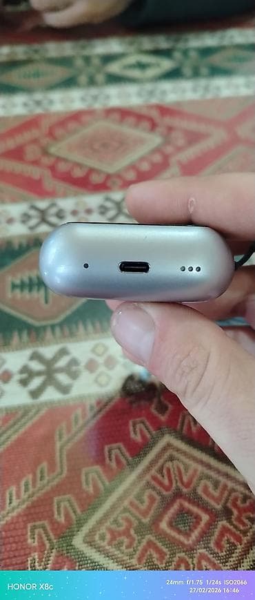 bluetooth nausnikler: İşlənmiş Simsiz (Bluetooth) Qulaqcıqlar, Apple, rəng - Gümüşü — 3