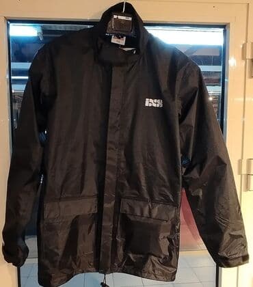 su keçirməyən kişi gödəkçəsi: İSS brendi qadın/kişi küləkkeçirməz gödəkcə - Rəng: qara - Ölçü: XS — 1