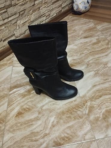 Ölçü: 36, rəng - Qara, İşlənmiş