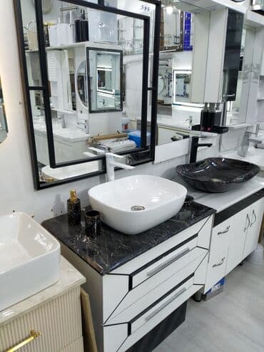 hamam ucun: Ağ rəngli, oval formalı çanaq. Modern üslubda hazırlanmış bu çanaq — 1