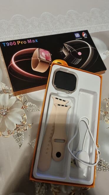 Smart saat, Sensor ekran, rəng - Bej