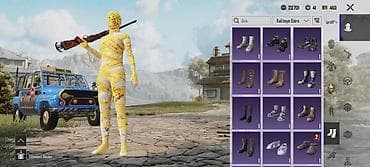 up saat type 0: PUBG Mobile hesabında Laboratoriya səviyyəli nadir skinlər paketi — 5