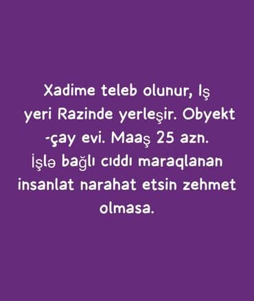 Kia: Xadimə tələb olunur, Gündəlik ödəniş, 30-45 yaş, 1-2 illik təcrübə — 1
