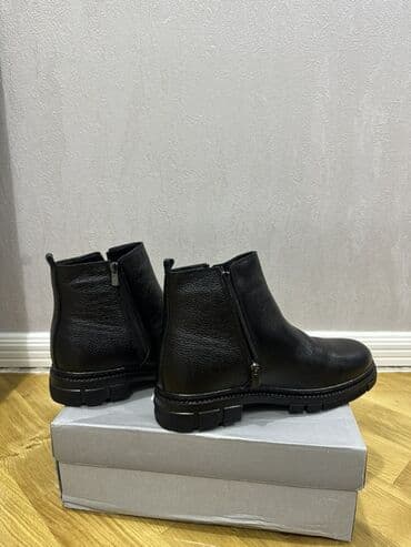 herbi batinka: Qara dəri kişi botları Yenidir. Karqodan bugun goturmushem olcusu — 6