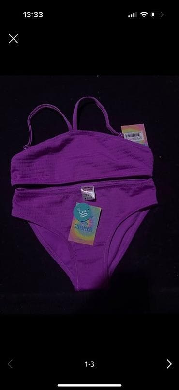 ayaqq: Qız uşağı üçün çimərlik geyimi 🩱 Heç geyinilməyib, tam yenidir! 👙 Üst — 5