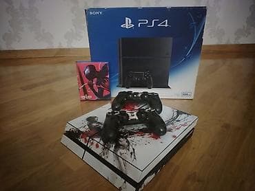 playstatio: Sony PlayStation 4 (PS4) – 500 GB + spider man Miles Morales disk yeri — 1