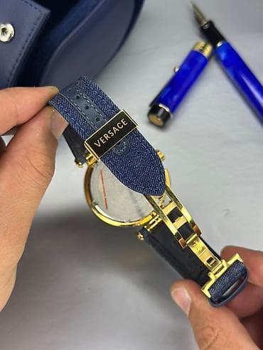 Yeni, Qol saatı, Versace, rəng - Mavi — 4
