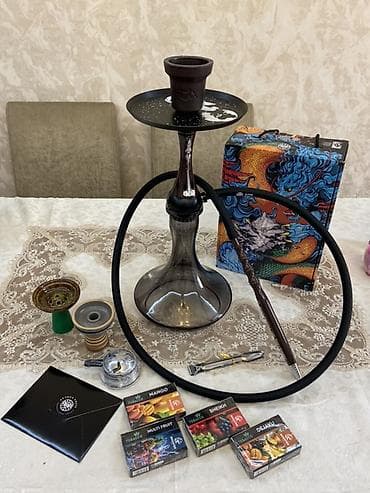 Nargilə dəsti – Original Alpha X Hookah tematik dizayn Paslanmaz — 6