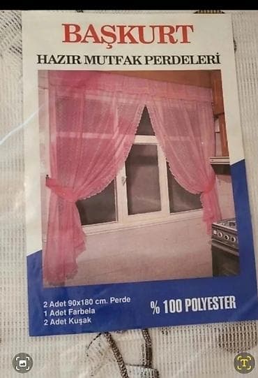 Hazır kuxna perdesi. Yenidir.Türk istehsalı. Ölçüleri üzerinde