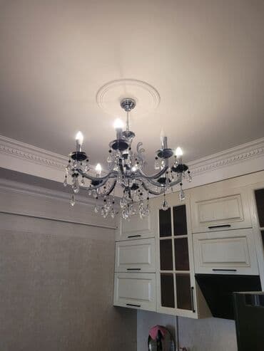 spot işıqlar: Çılçıraq, 8 lampa, Xrustal — 2