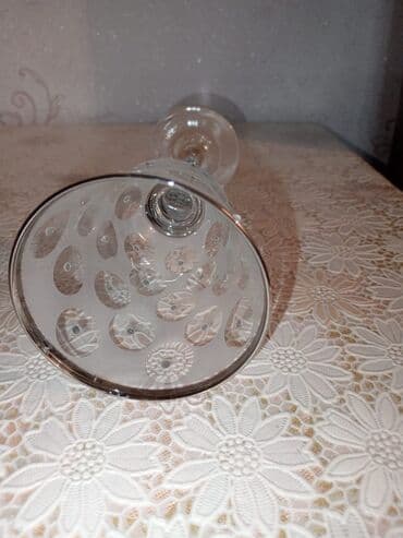 Mətbəx aksesuarları: Qədəhlər, rəng - Gümüşü, Şüşə, 6 ədədli dəst, Türkiyə — 5