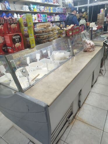 et ucun vitrin soyuducular: Mağaza üçün tam işlək soyuducu piştaxta - Tip: ön şüşəli, üfüqi — 2