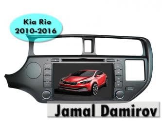 kia rio monitor: Kia rio 2010-2016 ucun dvd-monitor, dvd-монитор для kia rio 2010-2016 — 1