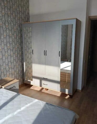 бу кровати: Yeni, Açılan, 4 qapılı Düz dolab, Qarderob, paltar dolabı, Azərbaycan — 9