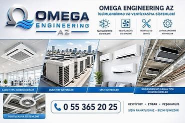 kondisioner 12000 btu: OMEGA ENGINEERING AZ – İqlimləndirmə və Ventilyasiya Sistemləri - — 1