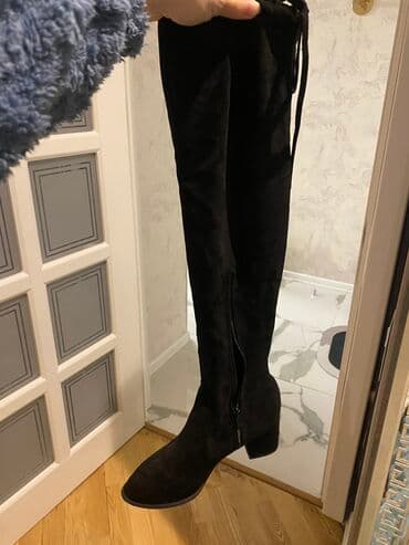 rezin botlar: Ölçü: 38.5, rəng - Qara, Yeni — 1