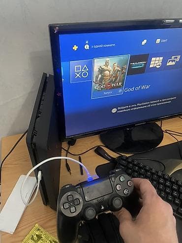 cd disk: Sony PlayStation 4 Slim 1 TB oyun konsolu Xüsusiyyətlər: - Model: PS4 — 3