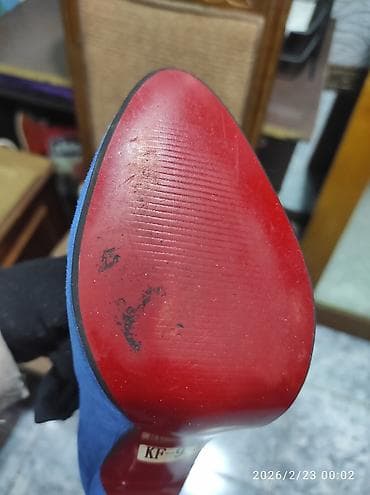 Личные вещи: Размер: 37, цвет - Голубой, Б/у — 3