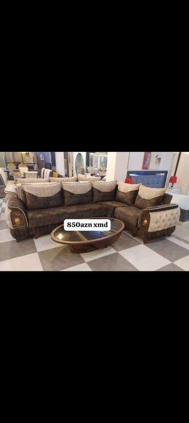 qupka: Künc divan, Yeni, Açılmayan, Bazasız, Ünvana pulsuz çatdırılma — 10